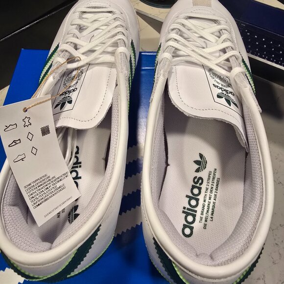 Adidas Italia 70s White Collegiate Green Red Gum Men's Size 10 JS1325 Shoes NEW - Picture 7 of 16